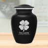 4 Leaf Clover Sharing Urn - Jet Black