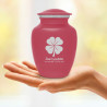 4 Leaf Clover Sharing Urn - Rose Pink