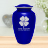 4 Leaf Clover Cremation Urn - Midnight Blue