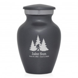 Sasquatch Keepsake Urn - Gunmetal Gray