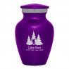 Sasquatch Keepsake Urn - Purple Luster
