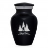 Sasquatch Keepsake Urn - Jet Black