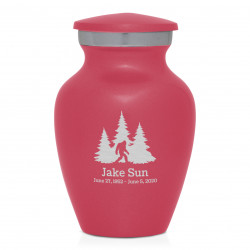 Sasquatch Keepsake Urn - Rose Pink