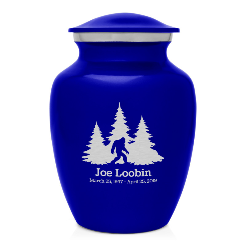 Sasquatch Sharing Urn - Midnight Blue