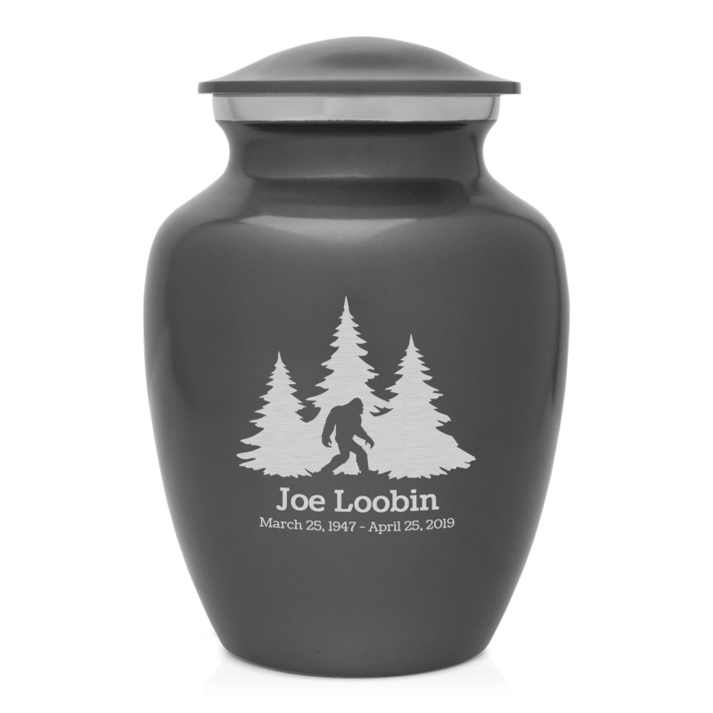 Sasquatch Sharing Urn - Gunmetal Gray