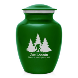 Sasquatch Sharing Urn - Shamrock Green