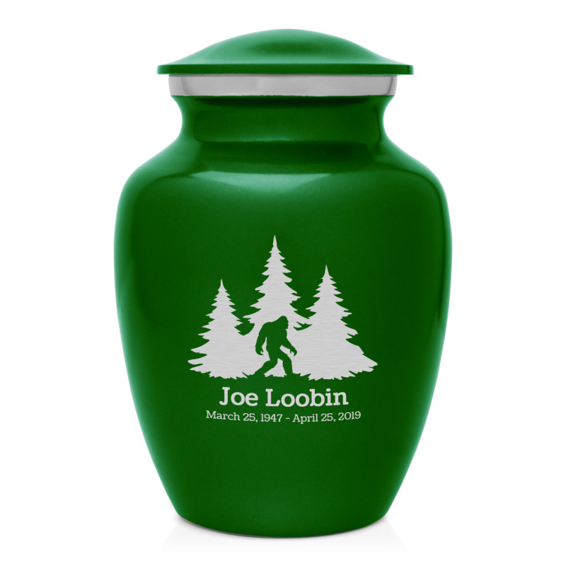 Sasquatch Sharing Urn - Shamrock Green