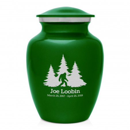 Sasquatch Sharing Urn - Shamrock Green