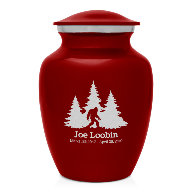 Sasquatch Sharing Urn - Ruby Red