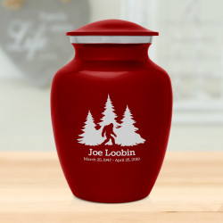 Sasquatch Sharing Urn - Ruby Red