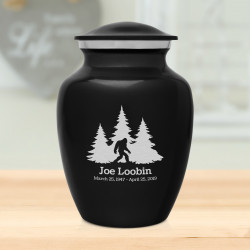 Sasquatch Sharing Urn - Jet Black