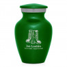 Veteran Combat Boots Keepsake Urn - Shamrock Green