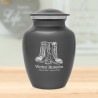 Veteran Combat Boots Sharing Urn - Gunmetal Gray