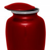 Extra Large Infinite Love Pet Cremation Urn - Ruby Red
