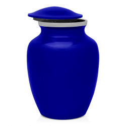 Flowered Electric Guitar Sharing Urn - Midnight Blue