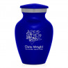 Running Horses Keepsake Urn - Midnight Blue