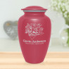 Running Horses Cremation Urn - Rose Pink