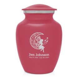 Fairy In the Moon Sharing Urn - Rose Pink