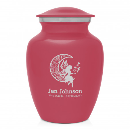 Fairy In the Moon Sharing Urn - Rose Pink