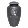 Fairy In the Moon Cremation Urn - Gunmetal Gray