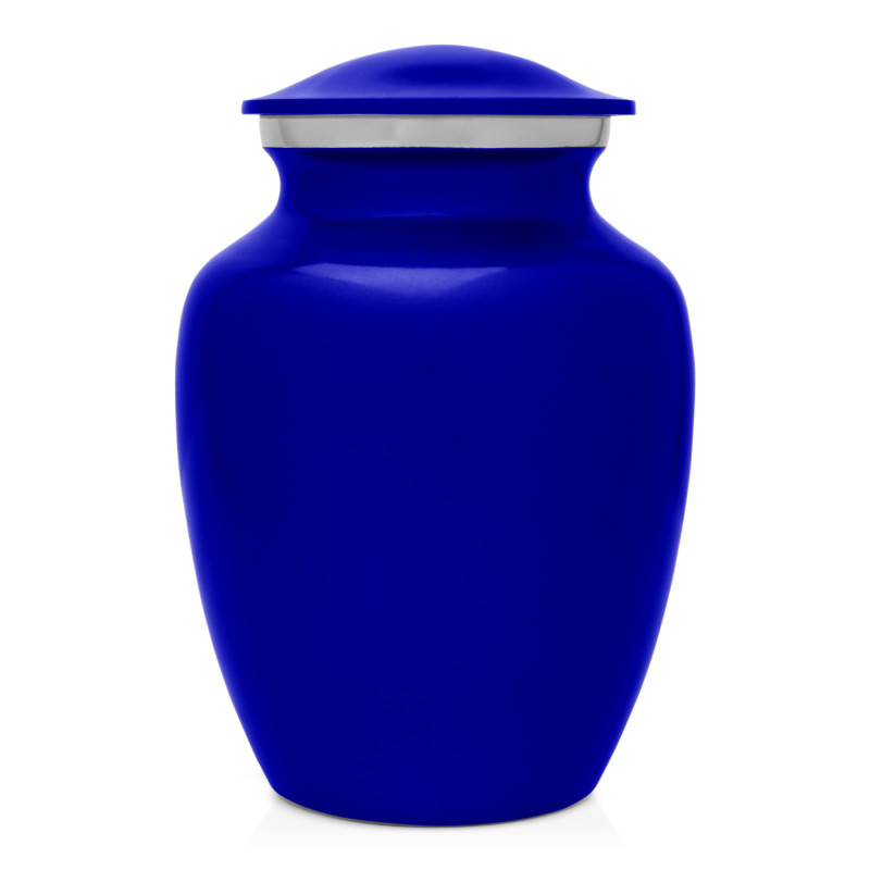 Floral Unicorn Sharing Urn - Midnight Blue