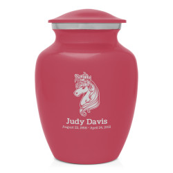 Floral Unicorn Sharing Urn - Rose Pink