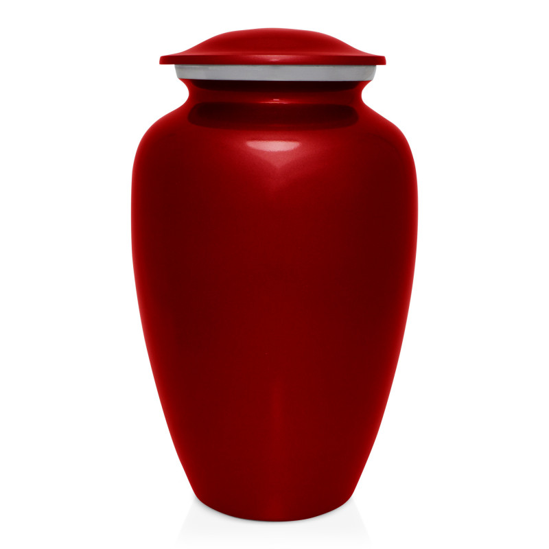 Extra Large Angel Paw Pet Cremation Urn - Ruby Red