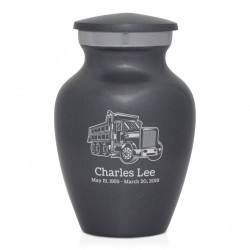 Dumping Truck Keepsake Urn - Gunmetal Gray