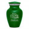 Dumping Truck Keepsake Urn - Shamrock Green
