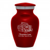 Dumping Truck Keepsake Urn - Ruby Red