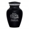 Dumping Truck Keepsake Urn - Jet Black