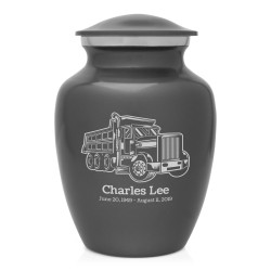Dumping Truck Sharing Urn - Gunmetal Gray