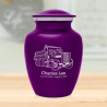 Dumping Truck Sharing Urn - Purple Luster