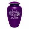 Dumping Truck Cremation Urn - Purple Luster