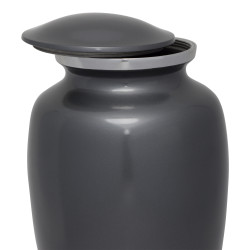 Extra Large Angel Wings Pet Cremation Urn - Gunmetal Gray