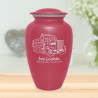 Dumping Truck Cremation Urn - Rose Pink