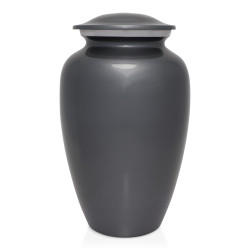 Extra Large Angel Wings Pet Cremation Urn - Gunmetal Gray