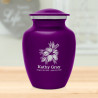 Hibiscus Flower Sharing Urn - Purple Luster