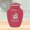 Hibiscus Flower Sharing Urn - Rose Pink