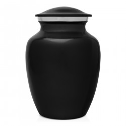 Alien UFO Sharing Urn - Jet Black