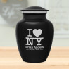 I Love NY (New York) Sharing Urn - Jet Black