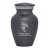 Mushroom Nature Keepsake Urn - Gunmetal Gray