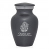 Mushrooms Hands Keepsake Urn - Gunmetal Gray