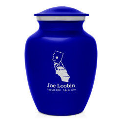 California Landscape Sharing Urn - Midnight Blue