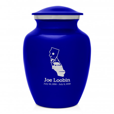 California Landscape Sharing Urn - Midnight Blue
