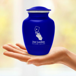 California Landscape Sharing Urn - Midnight Blue
