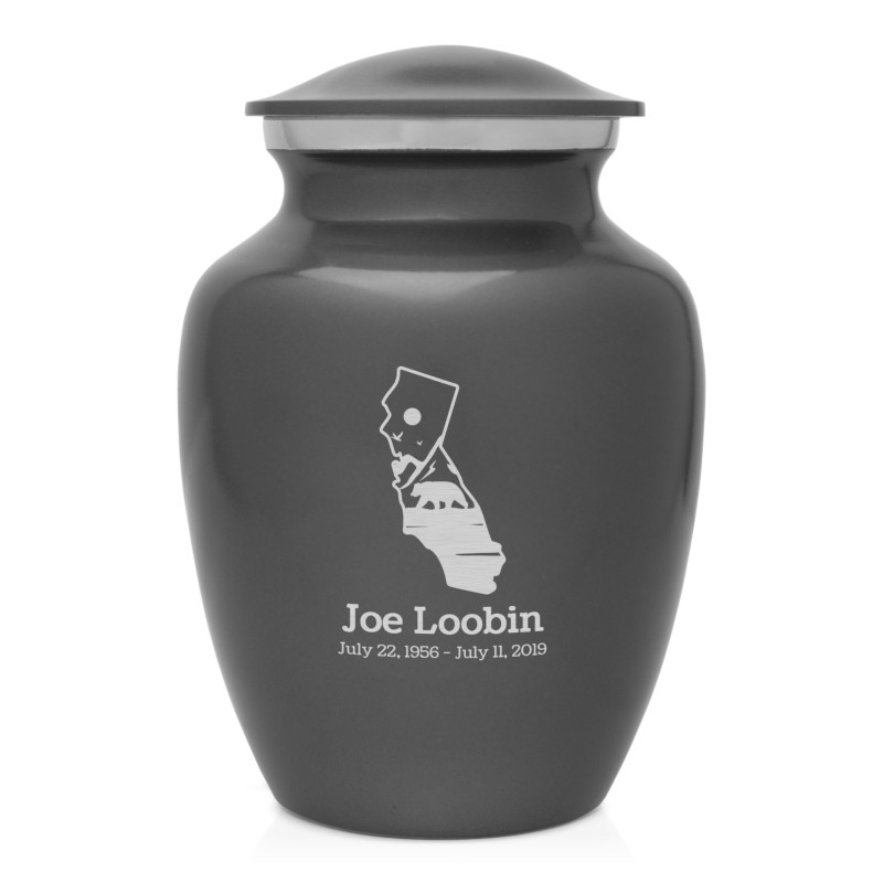 California Landscape Sharing Urn - Gunmetal Gray