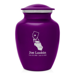 California Landscape Sharing Urn - Purple Luster