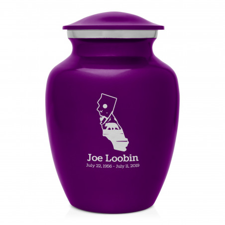 California Landscape Sharing Urn - Purple Luster