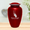 California Landscape Cremation Urn - Ruby Red